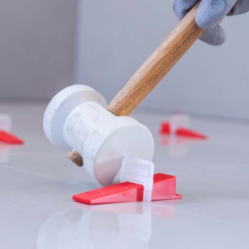 Espaçador de 2,0 mm para nivelamento de piso com 50 peças Espaçador de 2,0 mm para nivelamento de piso com 50 peças