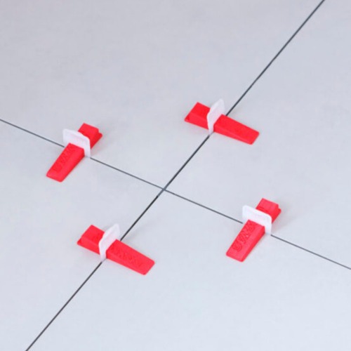 Espaçador de 2,0 mm para nivelamento de piso com 50 peças Espaçador de 2,0 mm para nivelamento de piso com 50 peças