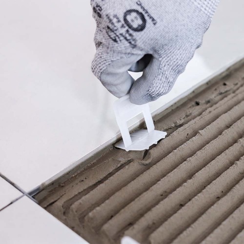 Espaçador de 1,0 mm para nivelamento de piso com 100 peças - SLIM Espaçador de 1,0 mm para nivelamento de piso com 100 peças - SLIM