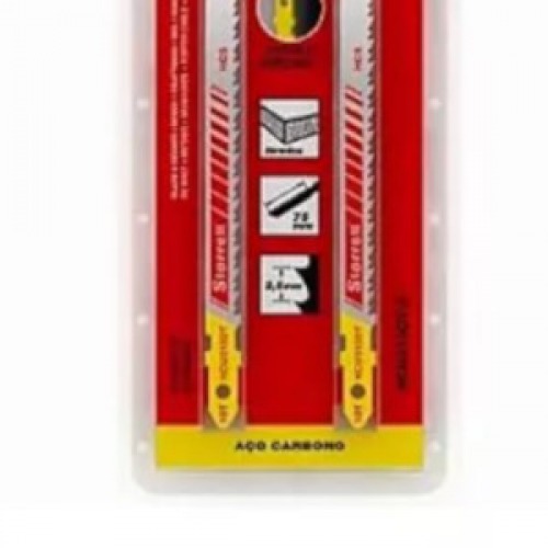 L�mina serra tico tico 100 mm 10 dentes bimetal para madeira 2 pe�as - HCU310DT-2