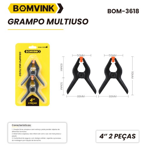 Jogo de grampo multiuso 4 Jogo de grampo multiuso 4