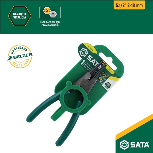 Alicate para an�is externo bico reto 5.1/2