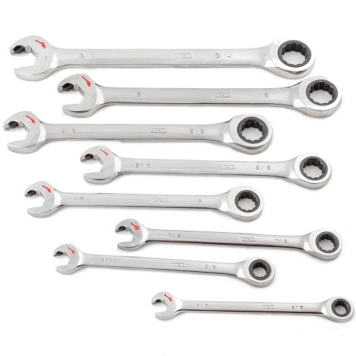 Jogo de chave combinada com catraca 5/16