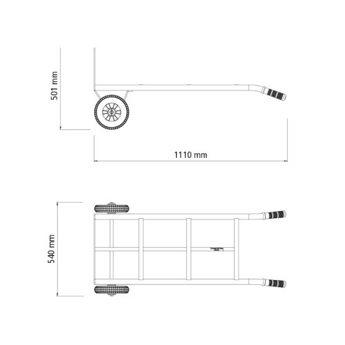 Carro armaz�m para carga capacidade de 180 kg