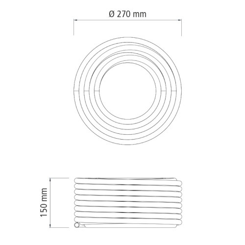 Mangueira flexível para jardim 1/2 Mangueira flexível para jardim 1/2