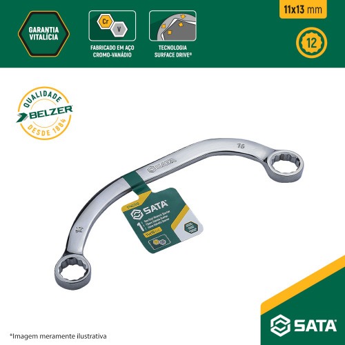 Chave estrela meia lua 11 x 13 mm Starter - ST42230G