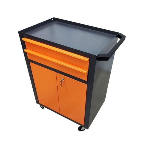 Carrinho para ferramentas com 2 gavetas e 2 portas - 91004 Carrinho para ferramentas com 2 gavetas e 2 portas - 91004