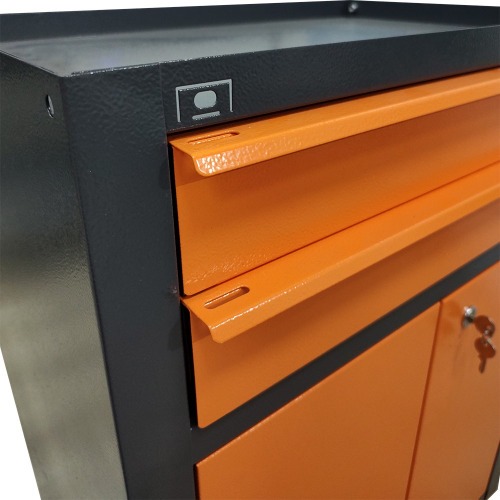 Carrinho para ferramentas com 2 gavetas e 2 portas - 91004 Carrinho para ferramentas com 2 gavetas e 2 portas - 91004