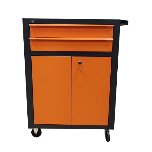 Carrinho para ferramentas com 2 gavetas e 2 portas - 91004 Carrinho para ferramentas com 2 gavetas e 2 portas - 91004