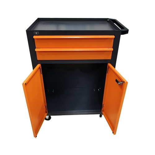 Carrinho para ferramentas com 2 gavetas e 2 portas - 91004 Carrinho para ferramentas com 2 gavetas e 2 portas - 91004