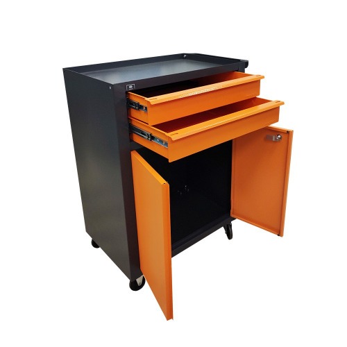 Carrinho para ferramentas com 2 gavetas e 2 portas - 91004 Carrinho para ferramentas com 2 gavetas e 2 portas - 91004