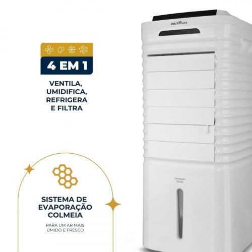 Climatizador de ar portátil 4 em 1 autonomia de 26h com controle remoto - BCL05A 220V Climatizador de ar portátil 4 em 1 autonomia de 26h com controle remoto - BCL05A 220V