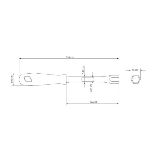 Chave canho tubular 11 mm