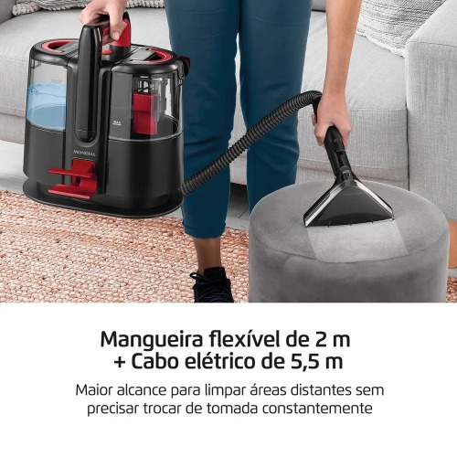 Extratora de carpete e higienizadora portátil 1650 watts Deep Cleaner I - EXP-01-R 220V Extratora de carpete e higienizadora portátil 1650 watts Deep Cleaner I - EXP-01-R 220V