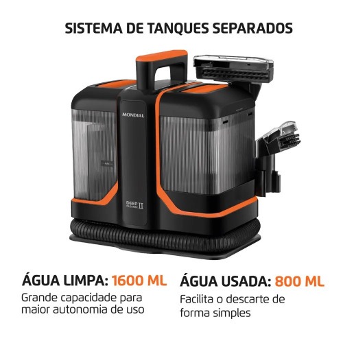 Extratora de carpete e higienizadora port�til 1800W Deep Cleaner II - EXP-02-O  220V