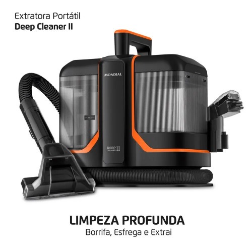 Extratora de carpete e higienizadora port�til 1800W Deep Cleaner II - EXP-02-O  220V