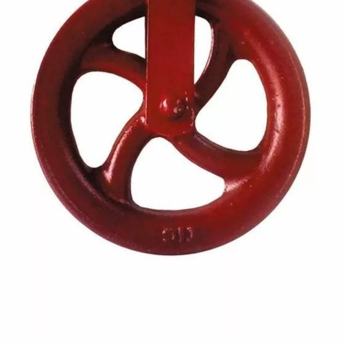 Roldana metlica com gancho 8 cm