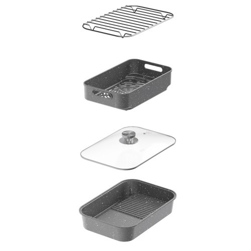 Fritadeira el�trica sem �leo air fryer digital 10L 1800w com visor clear - BARBECUE  110V