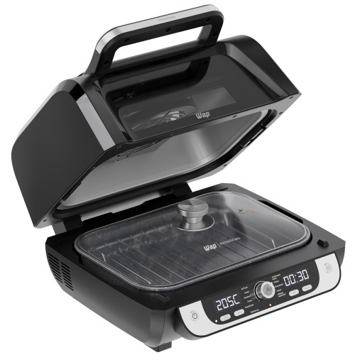 Fritadeira el�trica sem �leo air fryer digital 10L 1800w com visor clear - BARBECUE  110V