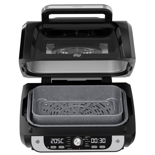 Fritadeira el�trica sem �leo air fryer digital 10L 1800w com visor clear - BARBECUE  110V