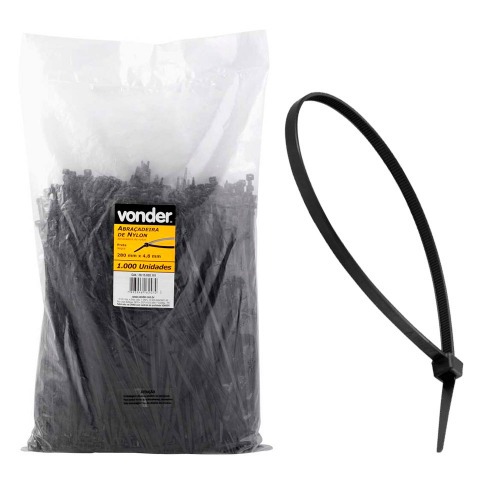 Abraadeira de nylon 28 cm com 1.000 peas