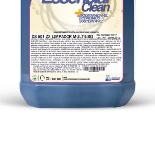 Limpa estofados perfumado concentrado 5 litros