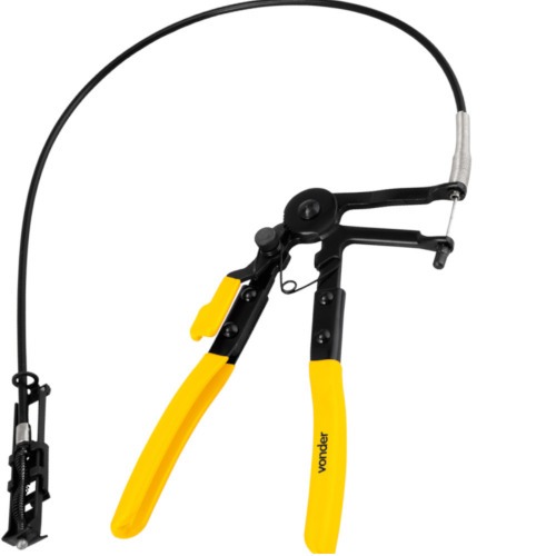 Alicate para abra�adeira el�stica com haste flex�vel