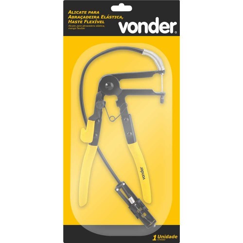 Alicate para abra�adeira el�stica com haste flex�vel
