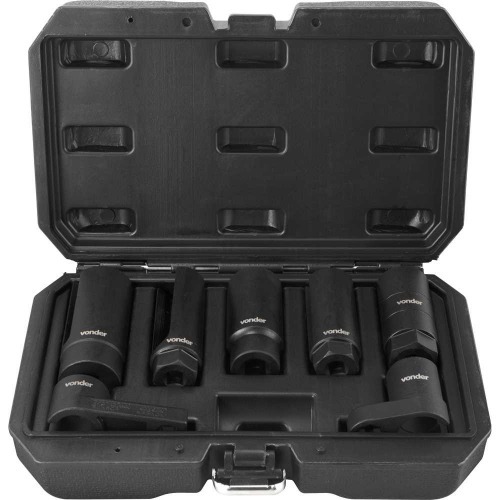 Jogo de soquetes para sensor sonda lambda com 7 peas