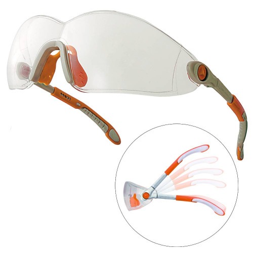 Óculos de segurança haste reclináveis incolor - Pacaya Clear Óculos de segurança haste reclináveis incolor - Pacaya Clear