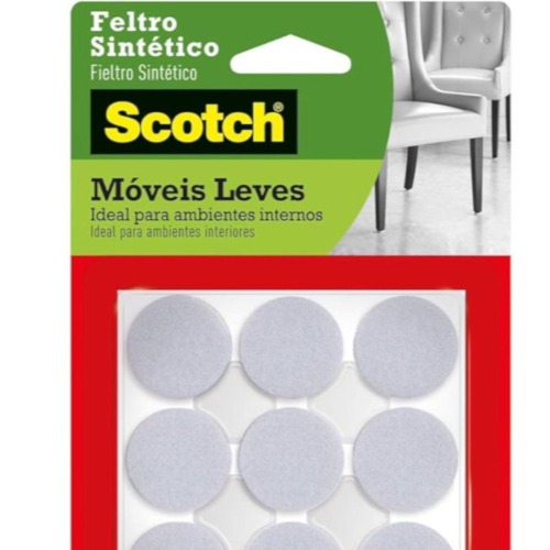 Feltro adesivo grande com 9 unidades