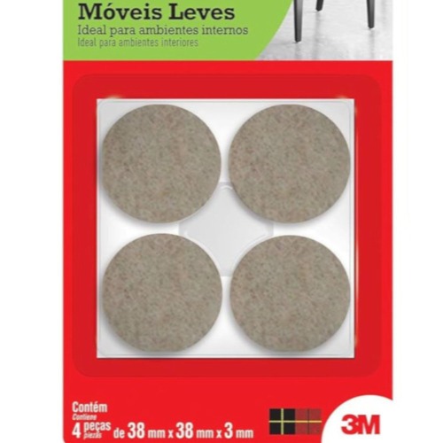 Feltro adesivo grande com 4 unidades Feltro adesivo grande com 4 unidades