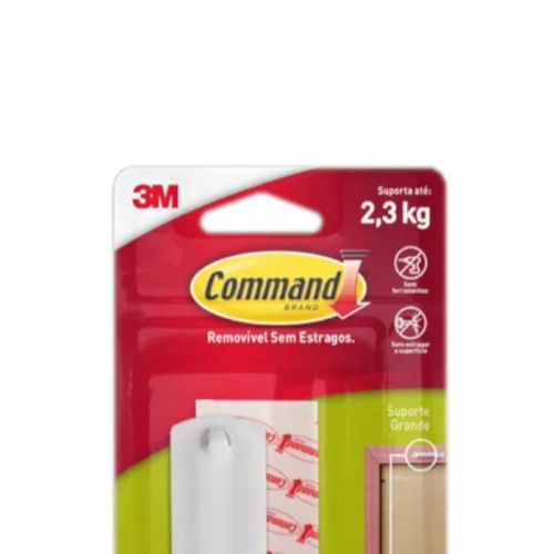 Suporte para fixação de quadros com adesivo médio - Command Suporte para fixação de quadros com adesivo médio - Command