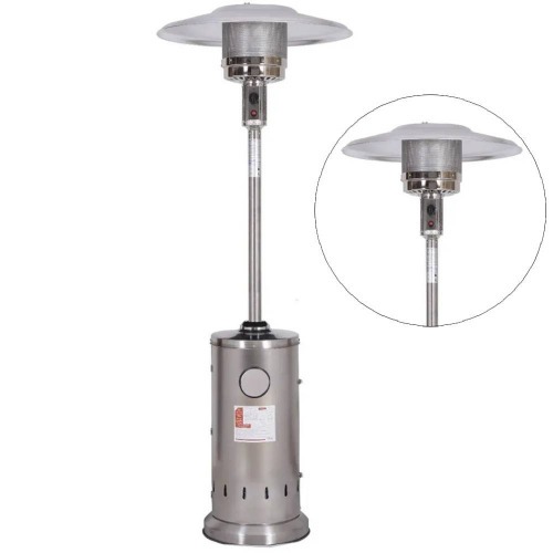 Aquecedor de ambiente externo a g�s Torre a�o Inox - NI48TI