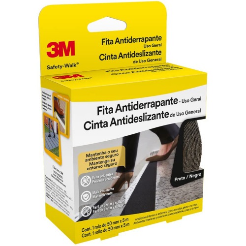 Fita adesiva antiderrapante 50 mm x 5 metros - Safety Walk Fita adesiva antiderrapante 50 mm x 5 metros - Safety Walk