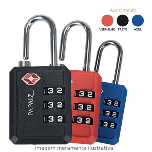 Cadeado com segredo 30 mm - TSA 30PL 