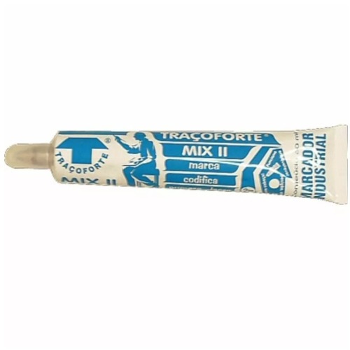 Marcador industrial trao forte 2 mm branco