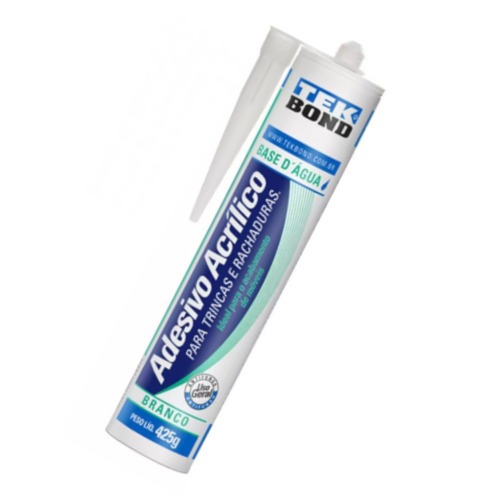 Silicone selador de trincas branco 425 gramas