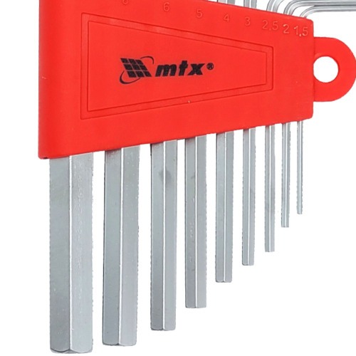 Jogo de chave allen 1,5 a 10 mm com 9 peas - 123039