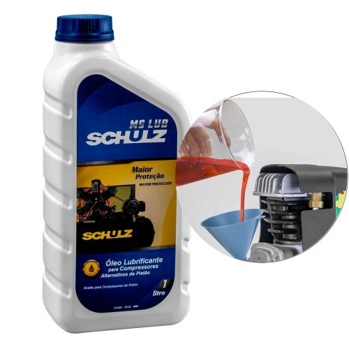 �leo lubrificante mineral para compressores 1 litro - MS LUB