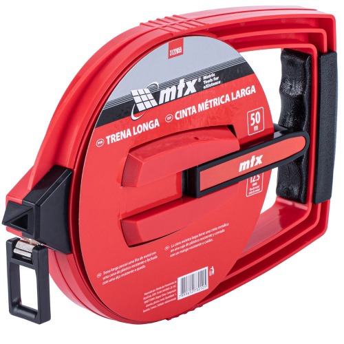 Trena longa com fita metlica 50 metros x 12,5 mm - 3122655