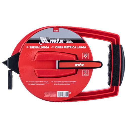 Trena longa com fita metlica 50 metros x 12,5 mm - 3122655