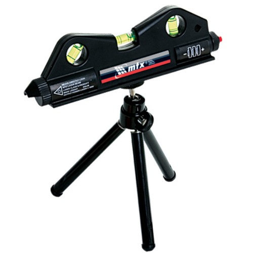 N�vel a laser com alcance de 10 metros tr�s bolhas com trip� - 350209