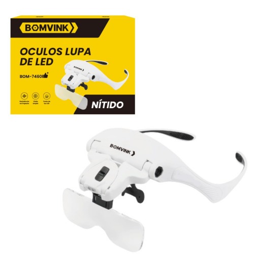 culos Com Lupa de Cabea e Luz LED - BOM-7460 