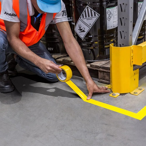Fita adesiva para demarcao 48 mm x 15 m 