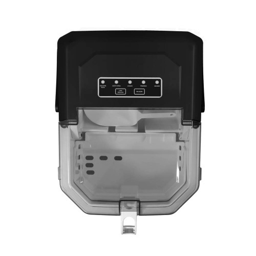 Maquina de gelo 12 Kg com sensor de cesta cheia preta - MG-01  110V
