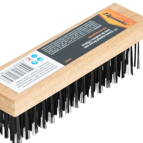 Escova manual de a�o carbono sem cabo com 5 fileiras - 7481055