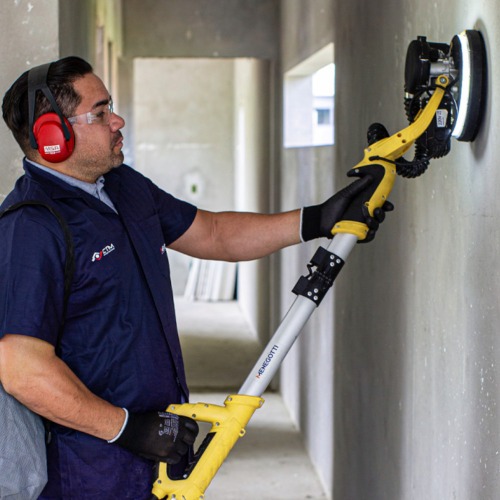 Lixadeira de parede e teto com luz led 225 mm 750w - MLP 750H LED  110V