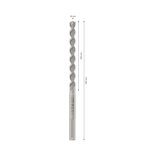 Broca de w�dea para concreto 18 x 200 x 340 mm SDS Max - MAX-4