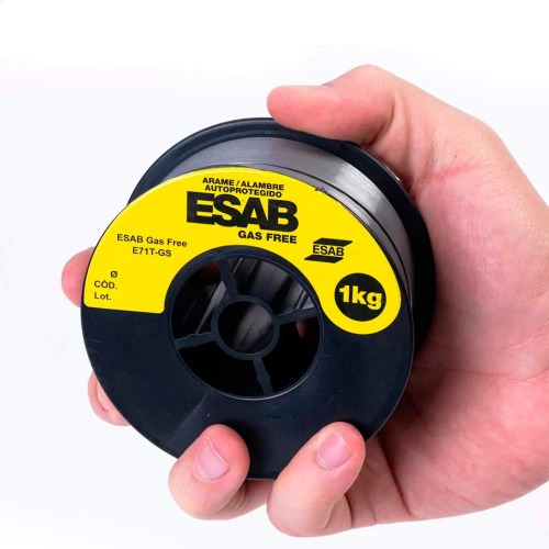 Arame para solda mig 0,8 mm 1 kg uso sem gs - Gas Free